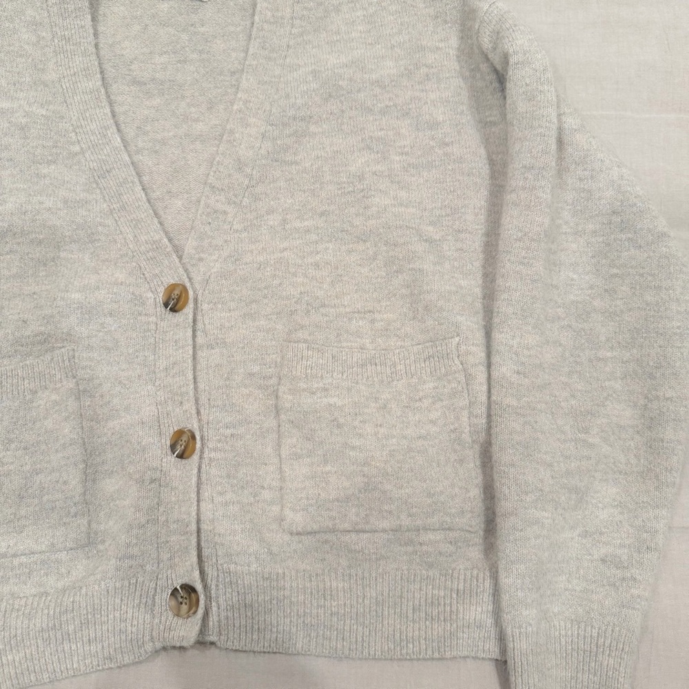 Mod Ref Beige Cardigan Sweater - Picture 2 of 7
